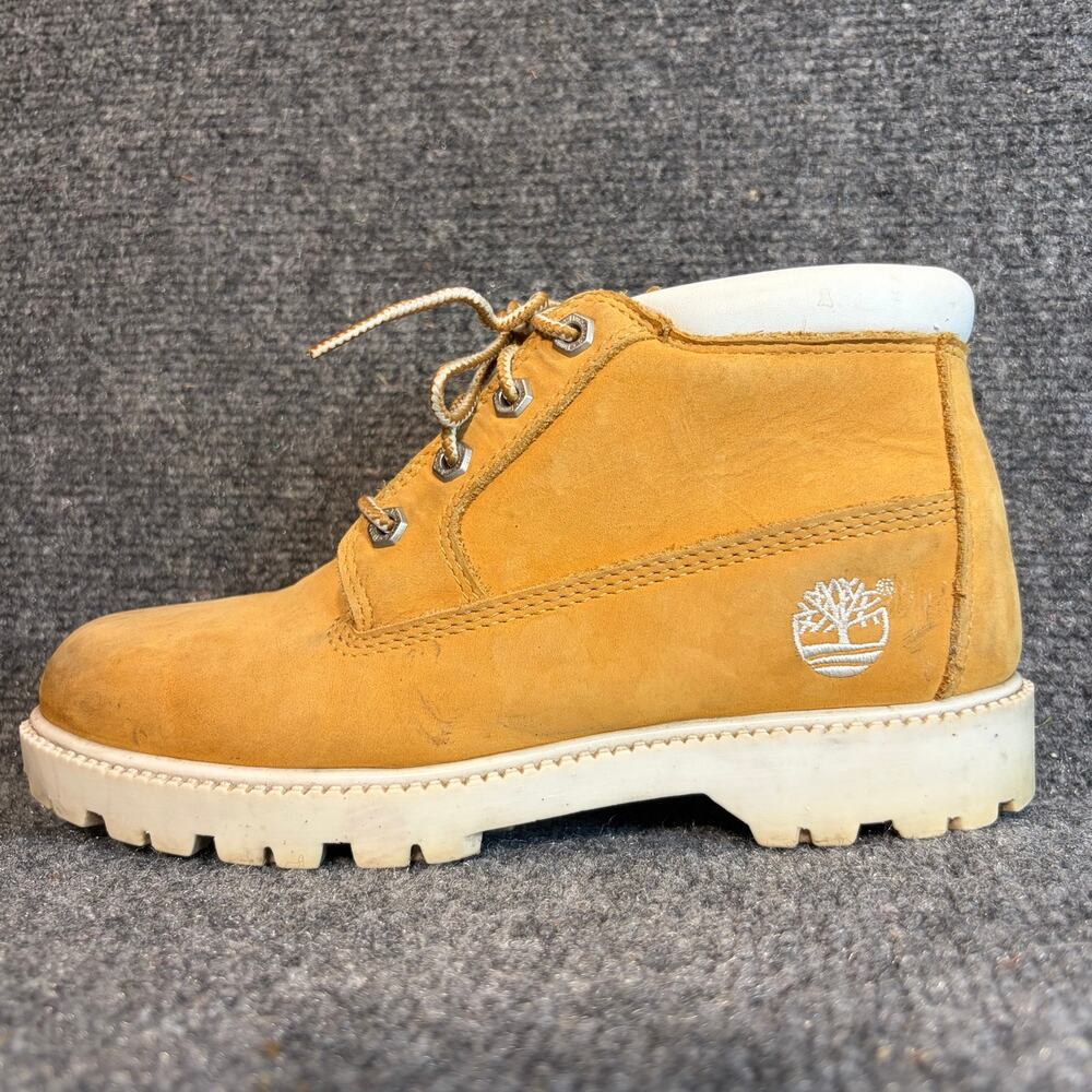 Timberland Nellie Premium Wheat Nubuck Leather Waterproof Boots Women Size 8